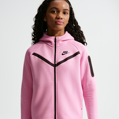 Nike Sportswear Tech Fleece Girls' Full-Zip Hoodie. Nike.com